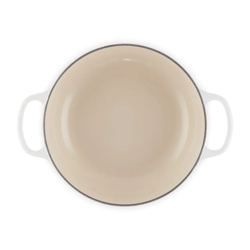 Cocotte redonda baja Signature Le Creuset