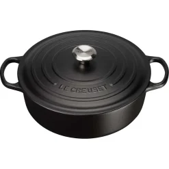 Cocotte redonda baja Signature Le Creuset