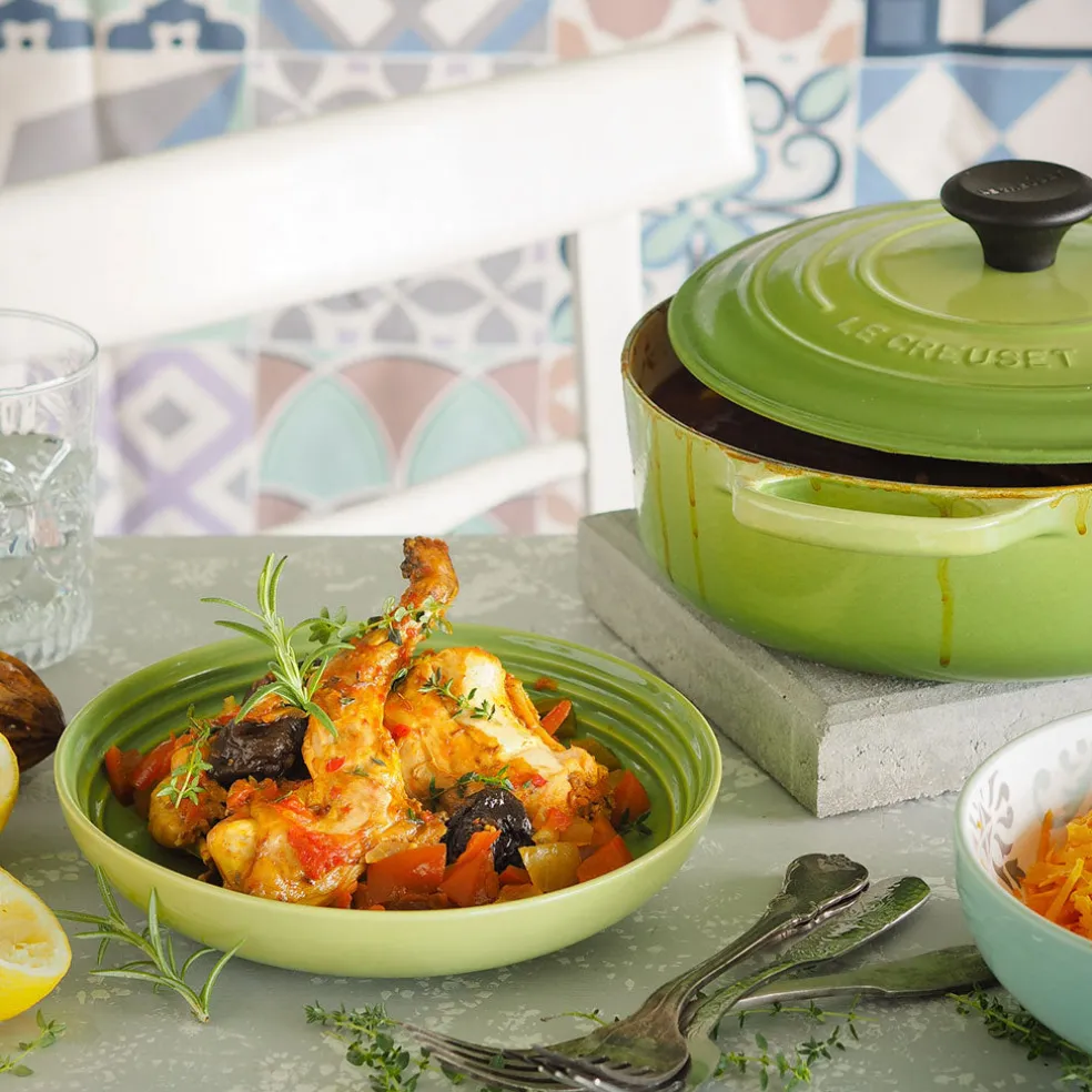 Cocotte redonda baja Signature Le Creuset