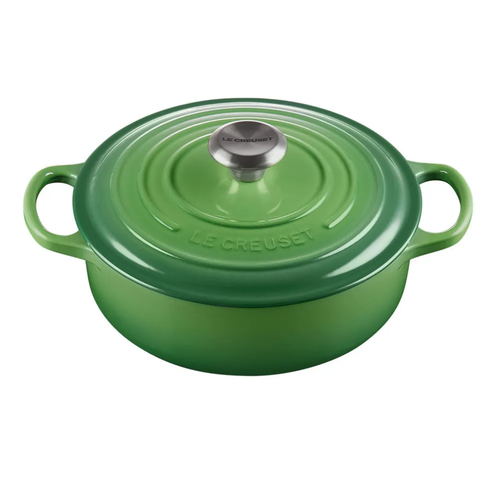 Cocotte redonda baja Signature Le Creuset
