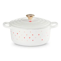 Cocotte redonda con corazones Le Creuset