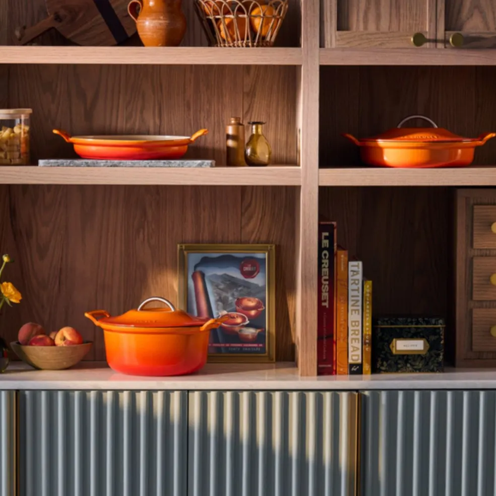 Cocotte redonda de hierro fundido Modern Heritage Le Creuset