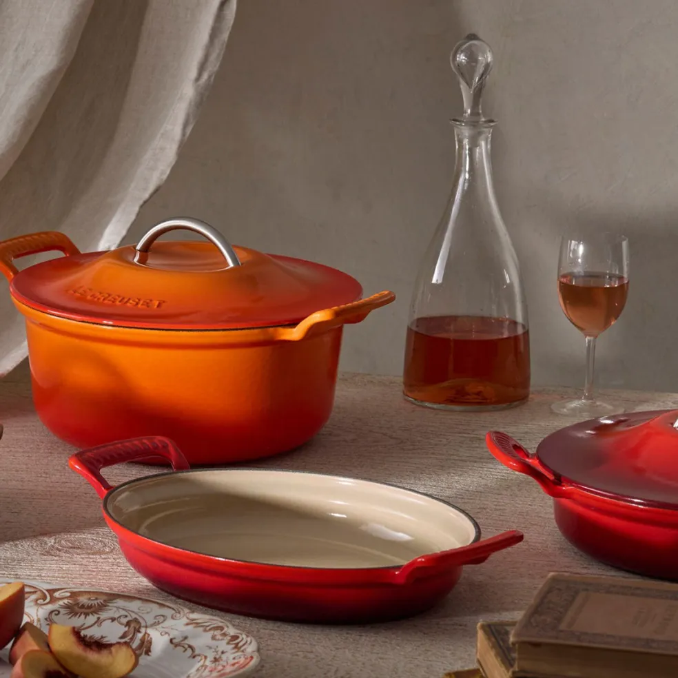 Cocotte redonda de hierro fundido Modern Heritage Le Creuset