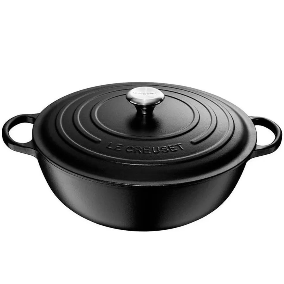 Cocotte tipo Marmita Gourmet negro mate 22cm Le Creuset