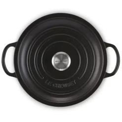 Cocotte tipo Marmita Gourmet negro mate 22cm Le Creuset