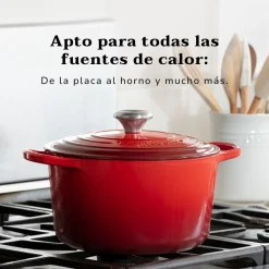 Cocotte tipo Marmita Gourmet negro mate 22cm Le Creuset