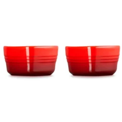 Conjunto de dos ramequines corazón Le Creuset