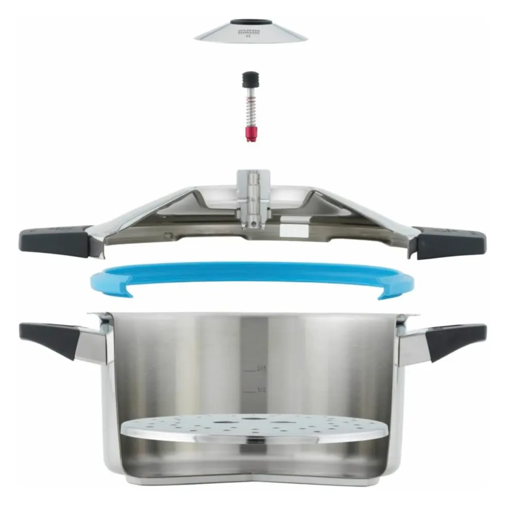 Conjunto de olla a presión Duromatic® Inox 6L + 4L Kuhn Rikon