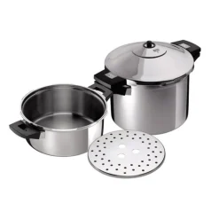 Conjunto de olla a presión Duromatic® Inox 6L + 4L Kuhn Rikon