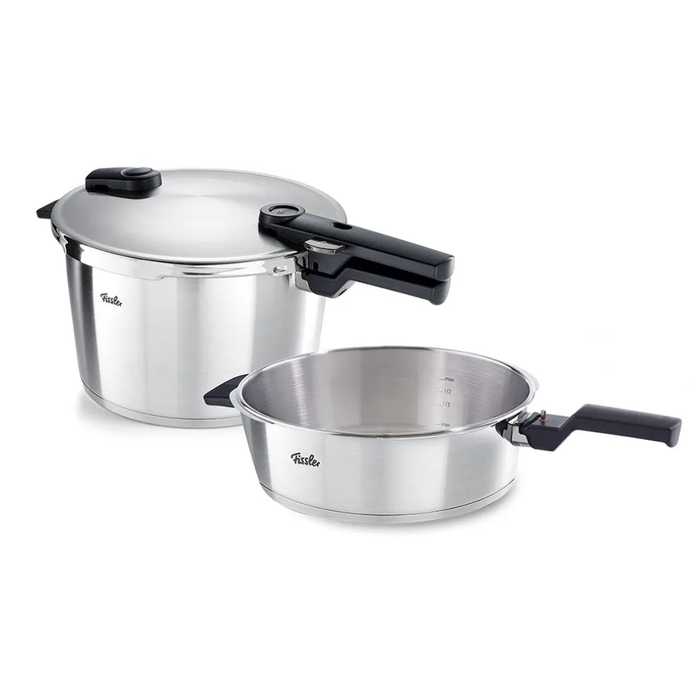Conjunto de Olla a presión 8 + 4L Vitaquick® Premium Fissler