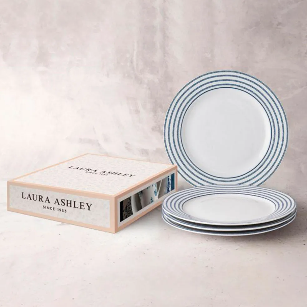 Conjunto de 4 platos Blueprint de Laura Ashley