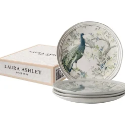 Conjunto de 4 platos cerámicos Belvedere de Laura Ashley