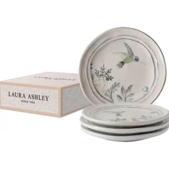 Conjunto de 4 platos cerámicos Belvedere de Laura Ashley