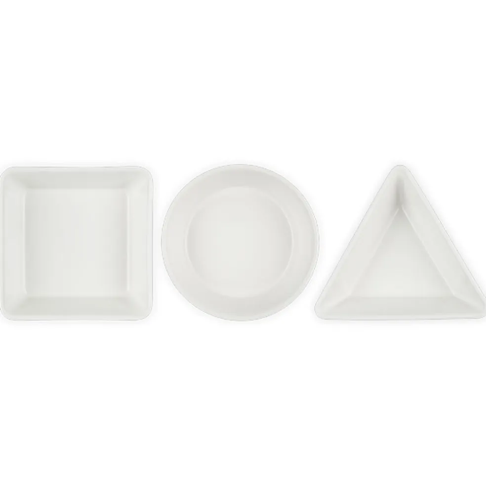 Conjunto de 3 platos para aperitivos Le Creuset
