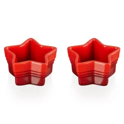 Conjunto de 2 ramequines Estrella Colección Christmas Le Creuset