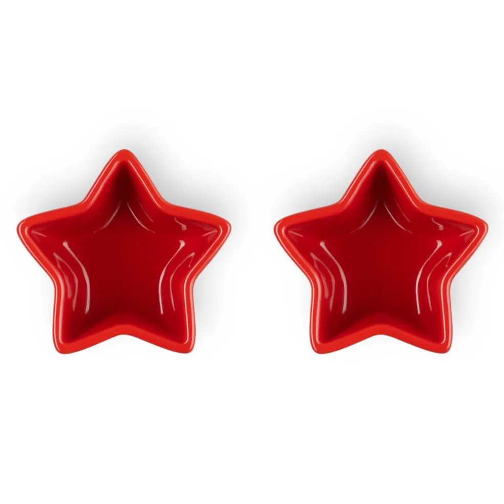 Conjunto de 2 ramequines Estrella Colección Christmas Le Creuset