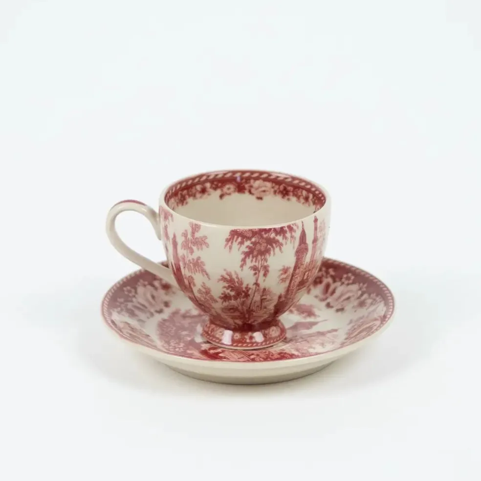 Conjunto de taza espresso y plato Estelle Olsson & Jensen