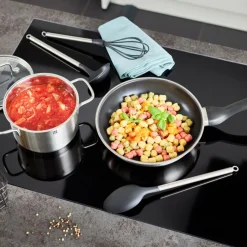 Conjunto de 3 utensilios de cocina de nailon con mango de inox Basic Line Rösle
