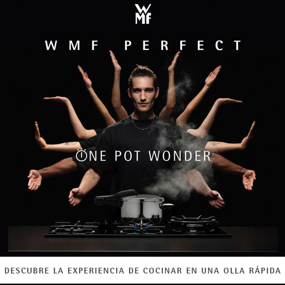 Conjunto olla rápida WMF Perfect Plus 6,5+3L
