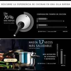 Conjunto olla rápida WMF Perfect 6,5 + cuerpo 3 L (mod. 2024)