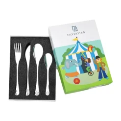Cubertería de 4 piezas de acero inox Circus Zilverstad