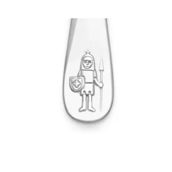 Cubertería de 4 piezas de acero inox Caballeros y Princesas Zilverstad