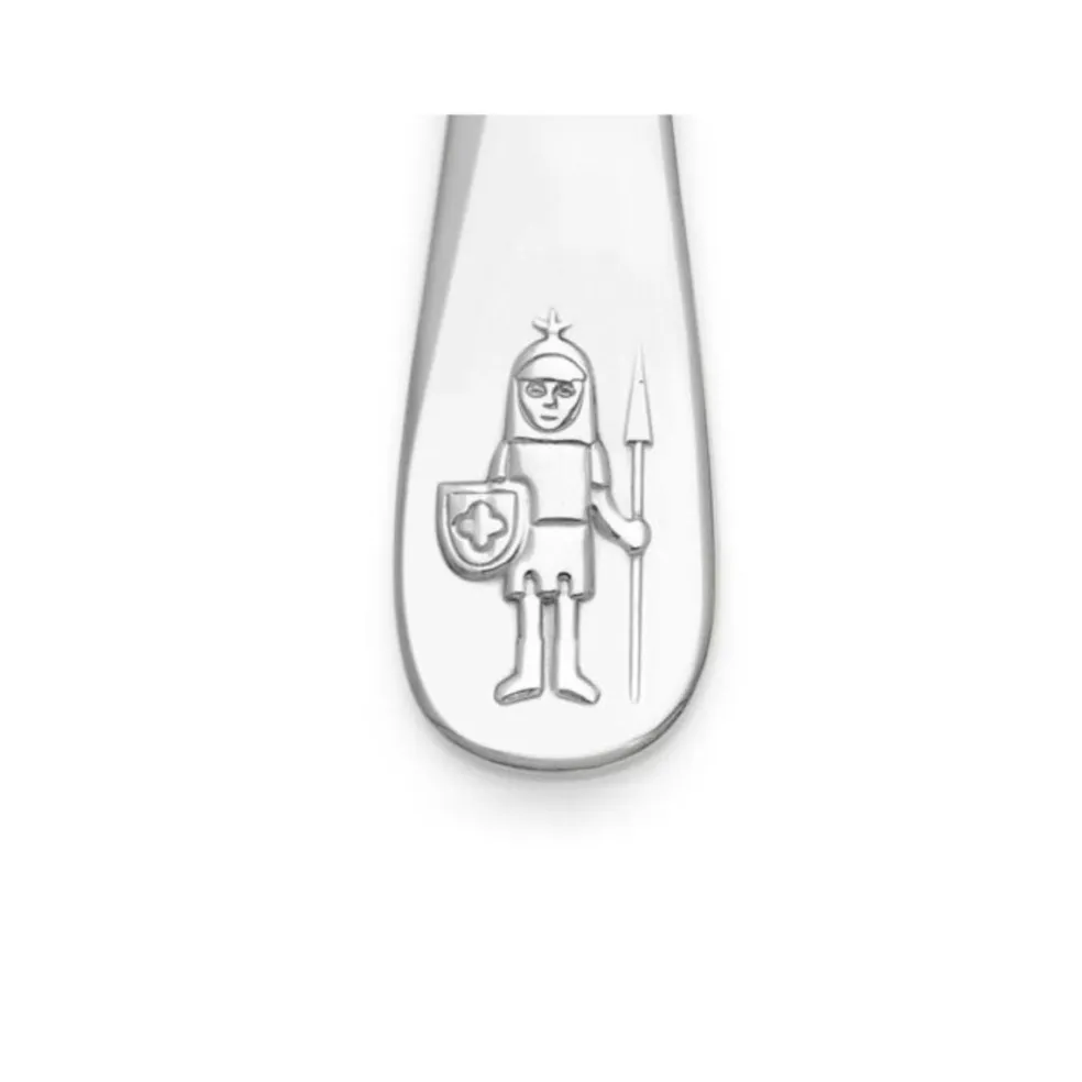 Cubertería de 4 piezas de acero inox Caballeros y Princesas Zilverstad
