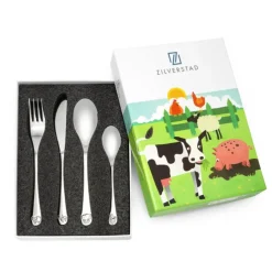 Cubertería de 4 piezas de acero inox Farm Zilverstad