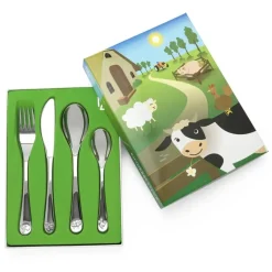 Cubertería de 4 piezas de acero inox Farm Zilverstad