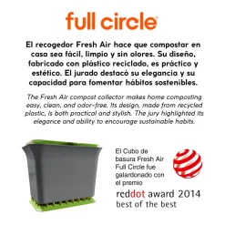 Cubo de basura orgánica con ventilación Fresh Air Full Circle