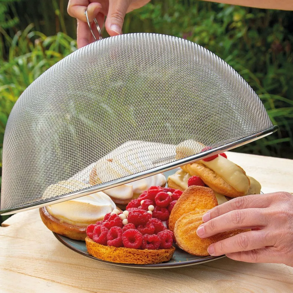 Cubreplatos de acero inox Estivo Cilio