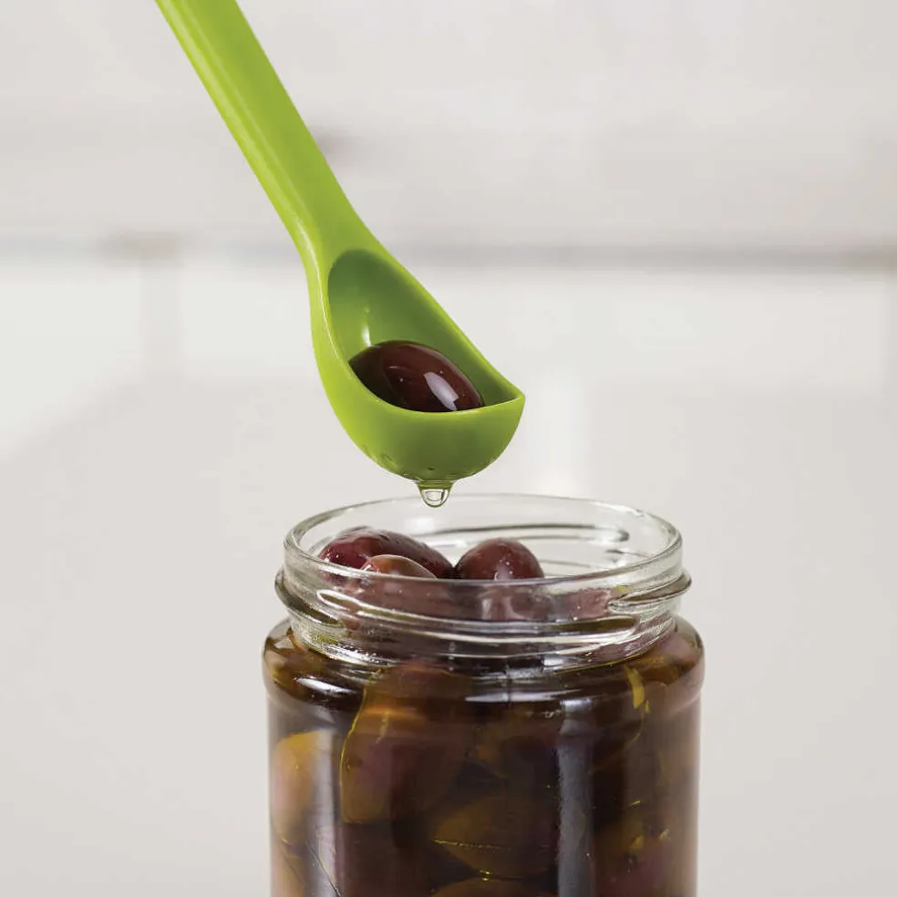 Cuchara colador 2 en 1 Scoop&Pick aceitunas y encurtidos Joseph Joseph