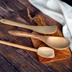 Cuchara de madera de olivo "Terra" 30cm Bérard