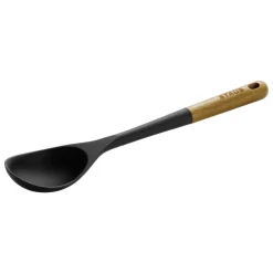 Cuchara de silicona para servir con mango de madera Staub