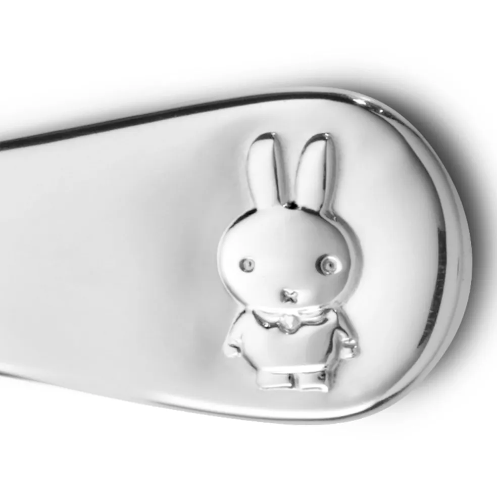 Cuchara lateral de acero inox Miffy Zilverstad