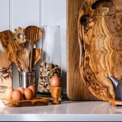 Cuchara para sal de madera de olivo Selbrae