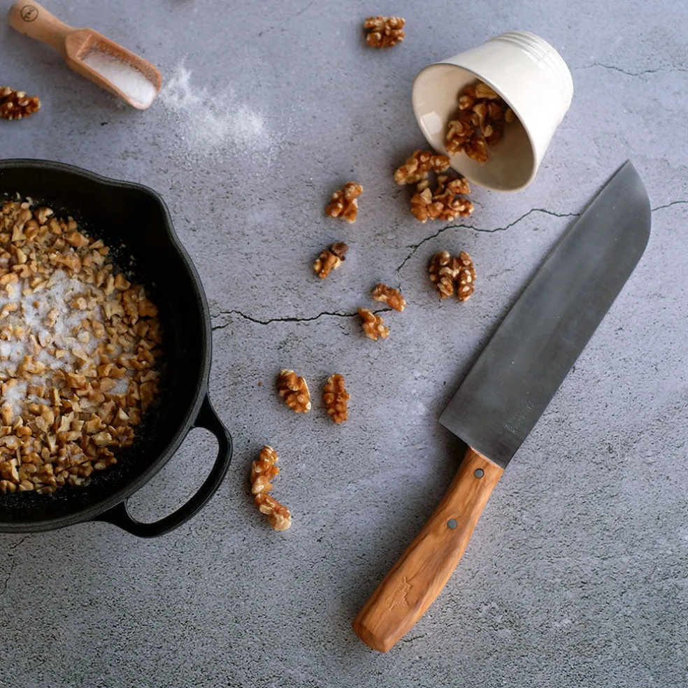 Cuchillo Chef con mango de madera de olivo Pallarès