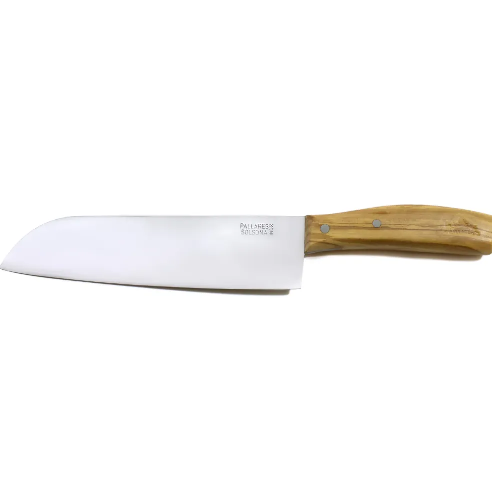 Cuchillo Chef con mango de madera de olivo Pallarès