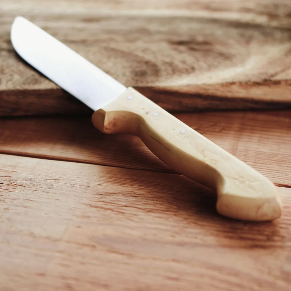 Cuchillo de cocina con mango de boj Pallarès