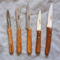 Cuchillo de cocina mango de madera de olivo Roger Orfevre
