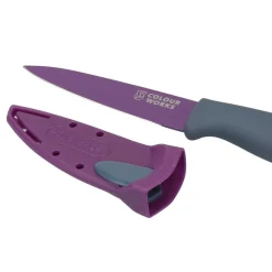 Cuchillo multiusos con funda afiladora ColourWorks KitchenCraft