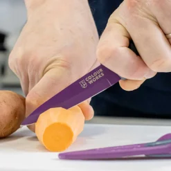 Cuchillo multiusos con funda afiladora ColourWorks KitchenCraft
