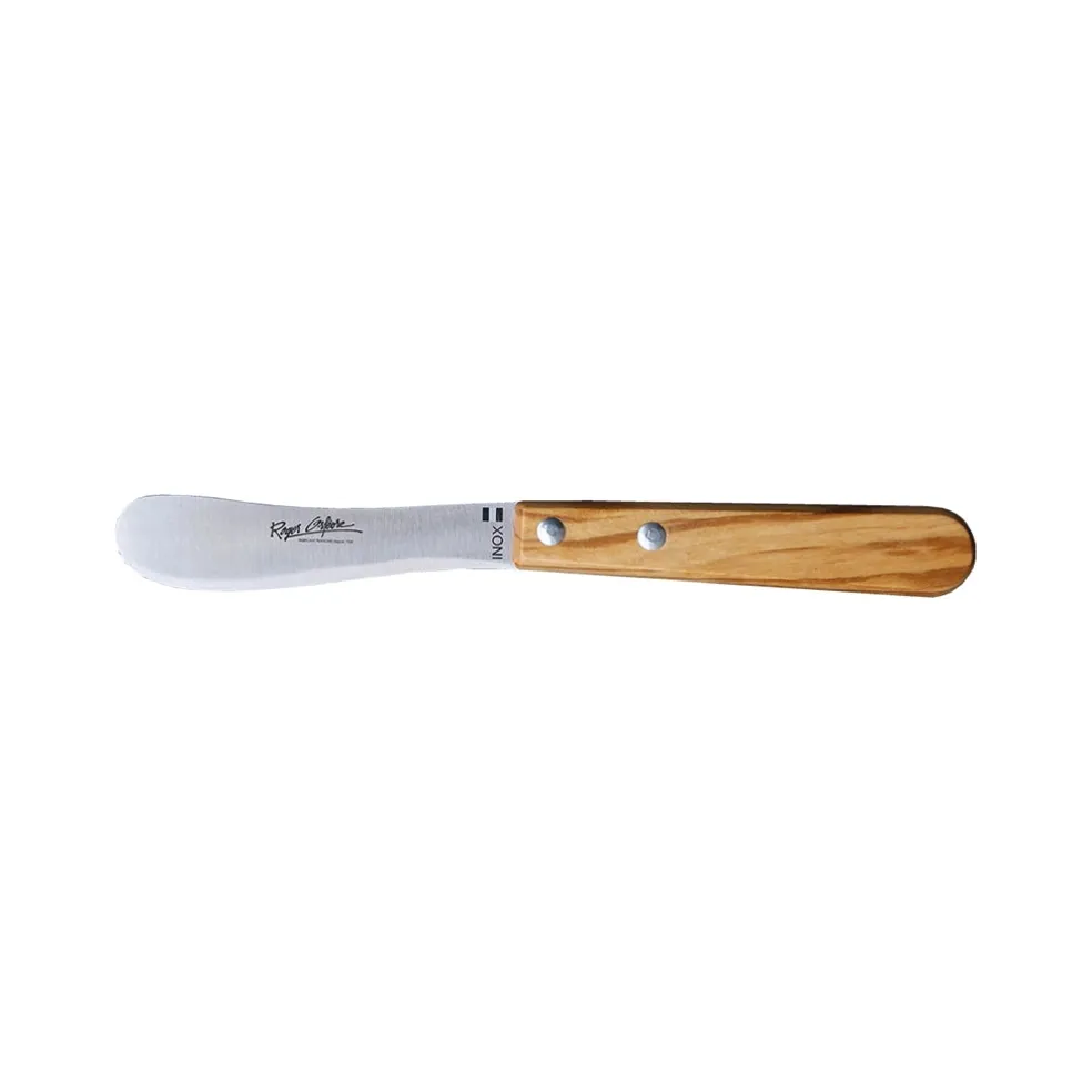 Cuchillo para mantequilla con mango de madera de olivo Roger Orfevre