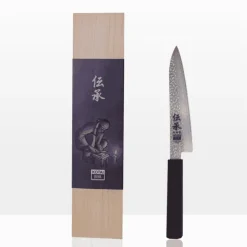 Cuchillos de acero damasco japonés Densho Kotai