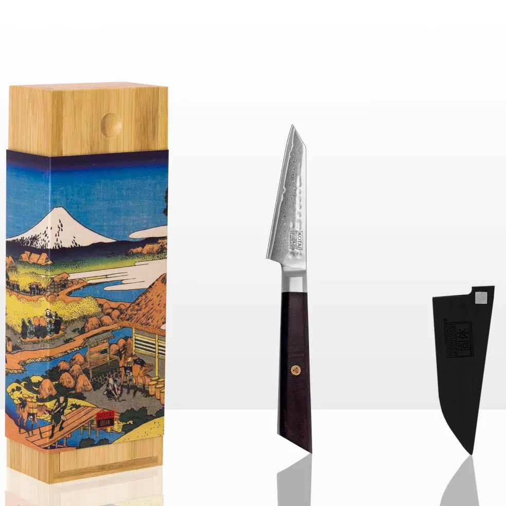 Cuchillos de acero damasco japonés Bunka Damas Kotai