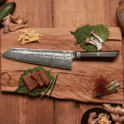 Cuchillos de acero damasco japonés Bunka Damas Kotai