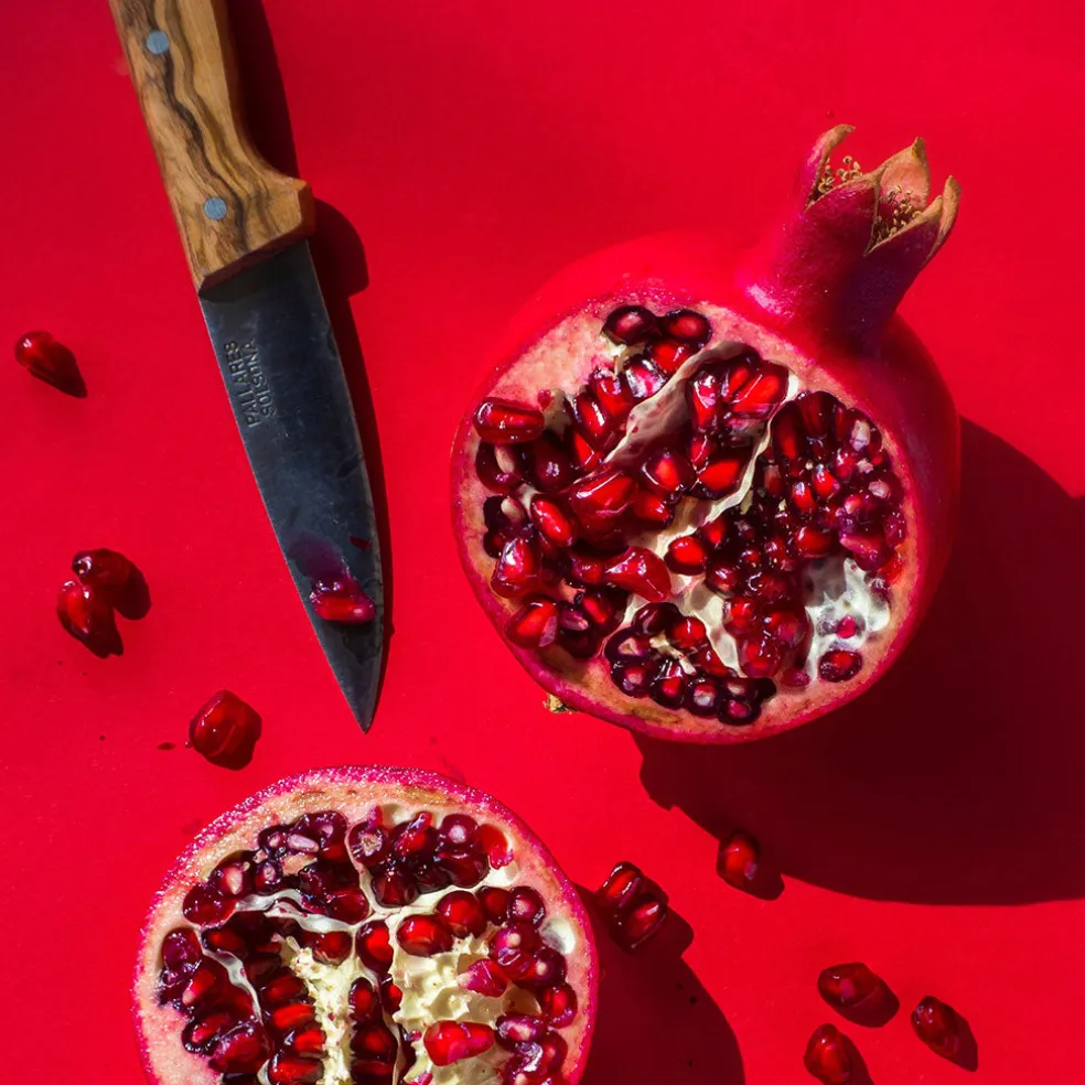 Cuchillos de cocina con mango de olivo Pallarès