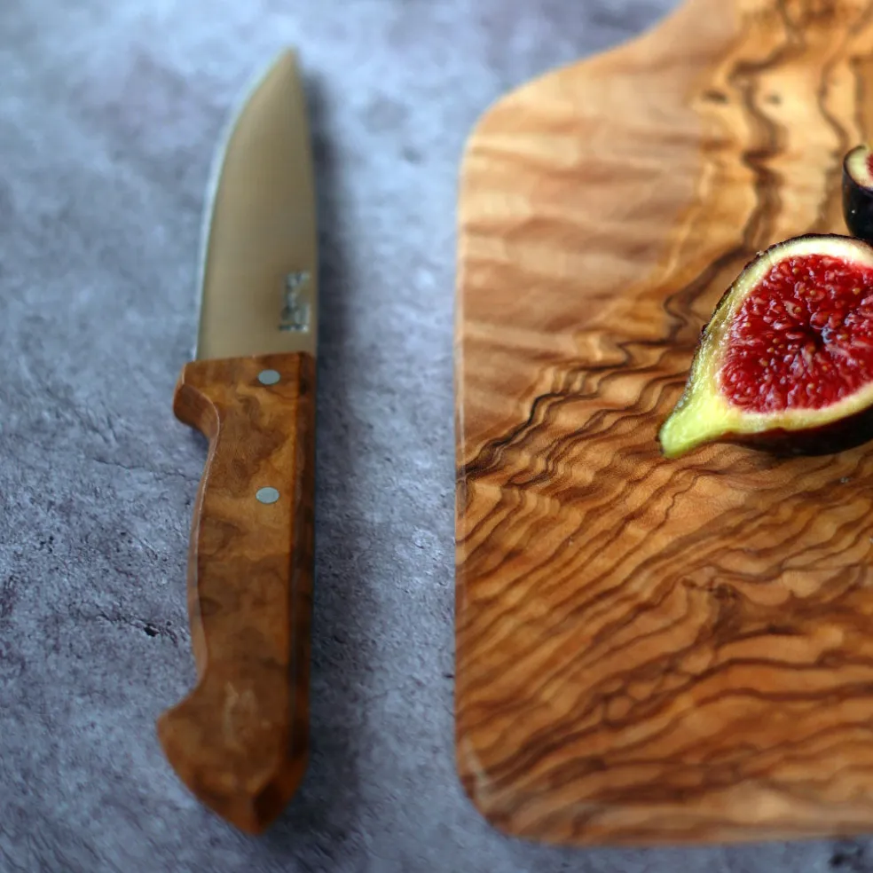 Cuchillos de cocina con mango de olivo Pallarès