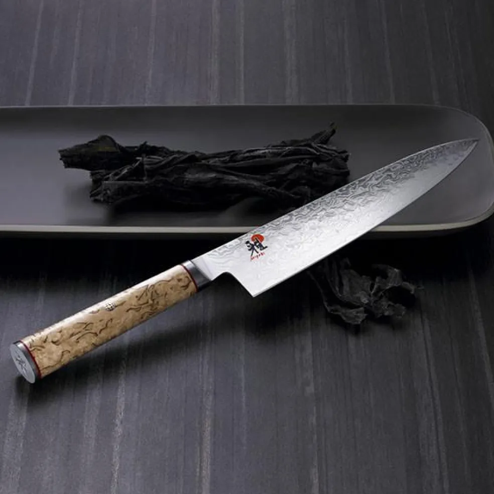 Cuchillos japoneses Miyabi de acero damasco