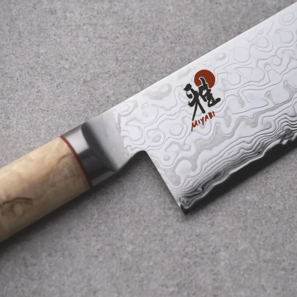 Cuchillos japoneses Miyabi de acero damasco